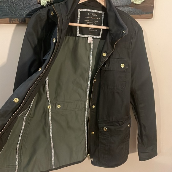 J. Crew Olive Green Boyfriend Relaxed Fit Field Jacket Size XS - Picture 8 of 16